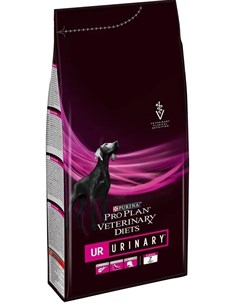 Сухой корм Veterinary Diets UR Urinary для взрослых собак при образовании мочевых камней 1 5кг Purina pro plan