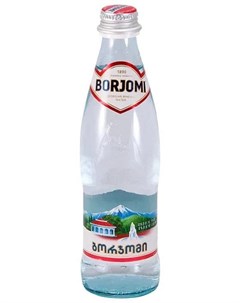 Минеральная вода газированная жесть 0 33л Borjomi