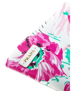 Prada перчатки с цветочным принтом Prada