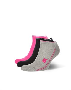 Носки BK sport sneaker socks ladies terry sole BS44 5266 P3 010204 lt grey pink British knights socks