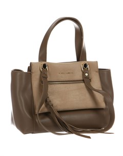 Женская сумка шоппер коричневая Laura ashley