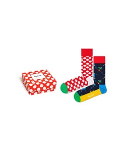 Носки 2 Pack Classic Holiday Socks Gift Set XBDO02 4300 Happy socks