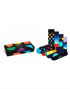 Носки 4 Pack Classic Multi color Socks Gift Set XCLA09 9300 Happy socks