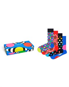 Носки 4 Pack Dot Socks Gift Set XDOT09 0100 Happy socks