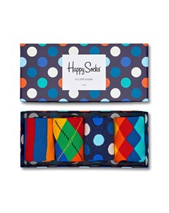 Носки 4 Pack Multi Color Socks Gift Set XMIX09 6000 Happy socks