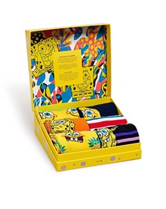 Носки Sponge Bob 6 Pack Gift Box XBOB10 0100 Happy socks