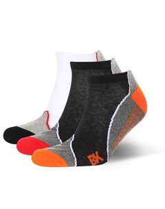 Носки BK sport technic sneaker socks men terry BS44 5165 P3 030405 white lt grey black red British knights socks