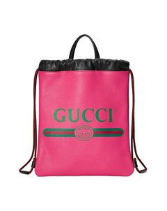Gucci рюкзак с принтом винтажного логотипа Gucci