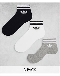 Набор из 3 пар носков разных цветов до щиколотки adicolor Adidas originals