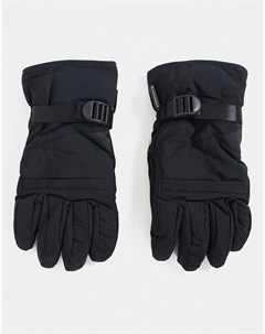 Черные горнолыжные перчатки Consigned