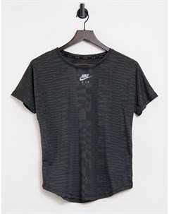 Черная футболка с логотипом Air Nike running