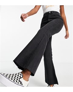 Выбеленные черные расклешенные джинсы The 99 Reclaimed vintage
