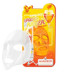 Питательная тканевая маска для лица с экстрактом мёда Honey Deep Mask Pack Elizavecca