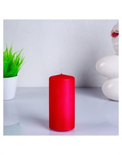 Свеча пенек 60х125 см Рубиновый бархат Омский свечной