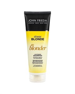 Шампунь осветляющий для натуральных и окрашенных волос Sheer Blond Go Blonder John frieda