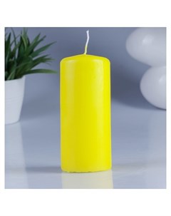 Свеча пеньковая 50х115 желтая Омский свечной