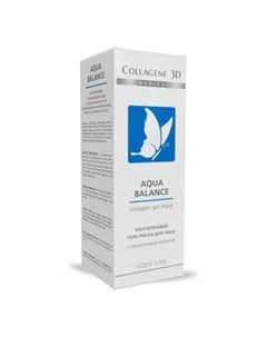 Гель маска с гиалуроновой кислотой Aqua Balance Medical collagene 3d