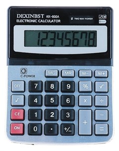 Калькулятор настольный 8 разрядный KK 800A двойное питание Кнр