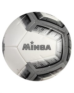 Мяч футбольный размер 5 12 панелей Tpe 3 подслоя машинная сшивка 400 г Minsa