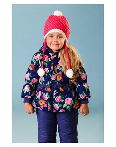 Комплект для девочки Шапка шарф размер 50 цвет розовый Nnb
