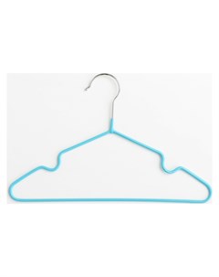 Вешалка плечики для одежды детская с антискользящим покрытием размер 30 34 цвет синий Nnb