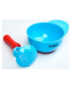 Набор детской посуды Спутники тарелкус и мялкус миска с прибором для измельчения Tubik