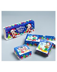 Подарочная коробка С новым годом микки маус и друзья 27 2 х 9 4 х 4 8 см Disney