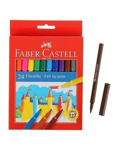 Фломастеры 24 цвета Замок Faber-castell