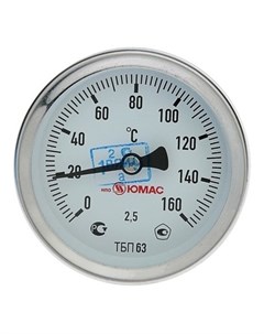 Термометр биметаллический 150 c с погружной гильзой 60 мм Nnb