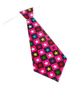 Карнавальный галстук Звёзды набор 6 шт виды Nnb