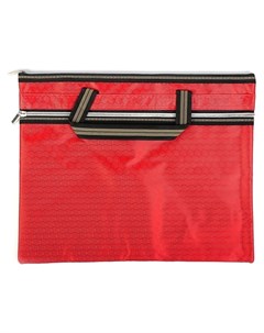 Портфель 1 отделение А4 текстиль на молнии с ручками с карманом красный Calligrata