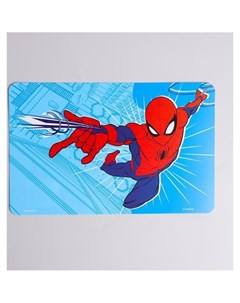 Коврик для лепки человек паук синий формат А4 Marvel comics