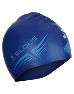 Шапочка для плавания Elous El010 силиконовая цвет синий Nnb