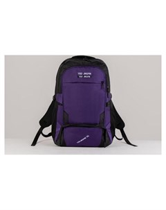 Рюкзак туристический 40 л отдел на молнии 2 наружных кармана цвет чёрный фиолетовый Nnb