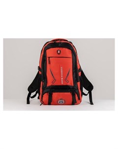 Рюкзак туристический 40 л отдел на молнии 2 наружных кармана цвет чёрный красный Nnb