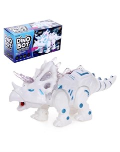 Игрушка на батарейках интерактивная Dinobot Triceratops Woow toys