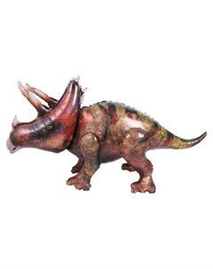 Шар фольгированный 53 Динозавр трицератопс ходячая фигура 1 шт в упаковке Nnb