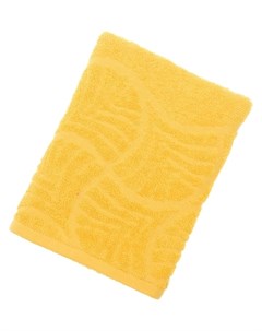 Полотенце махровое Волна размер 50х90 см 300 гр м2 цвет желтый Донецкая мануфактура