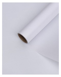 Бумага тишью водоотталкивающая с ламинацией цвет белый 58 см х 5 м 75 микрон Nnb