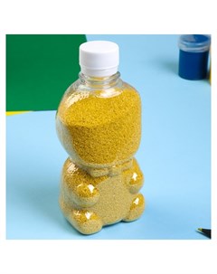 Песок цветной в бутылках Желтый 500 гр Nnb