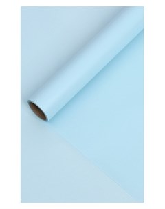 Бумага тишью с ламинацией цвет светло голубой 58 см х 5 м 75 микрон Nnb