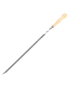 Шампур с деревянной ручкой 52 5 х 1 х 0 2 см Nnb