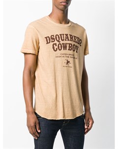 Dsquared2 футболка cowboy нейтральные цвета Dsquared2