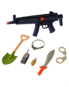 Набор военного Пехотинец 7 предметов Кнр игрушки