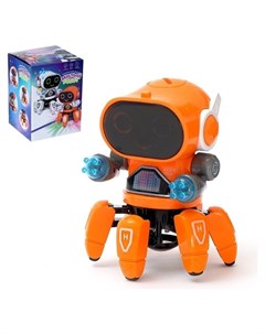Робот Милый робот световые эффекты работает от батареек Кнр игрушки