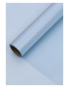 Бумага тишью водоотталкивающая с ламинацией цвет светло голубой 58 см х 5 м 75 микрон Nnb