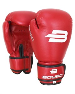 Перчатки боксёрские Basic к з 6 OZ цвет красный Boybo