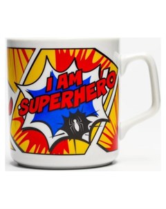 Кружка керамическая I Am Superhero человек паук 350 мл Marvel comics
