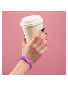 Силиконовый браслет Ретроградная женский цвет фиолетовый 18 см Nnb