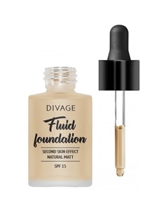 Тональный крем флюид для лица Fluid Foundation Divage